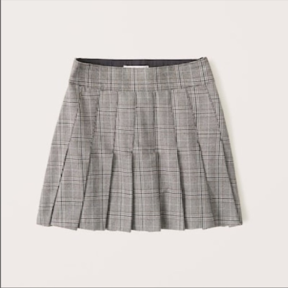 Abercrombie & Fitch Plaid Pleated Mini Skirt sz S NWT